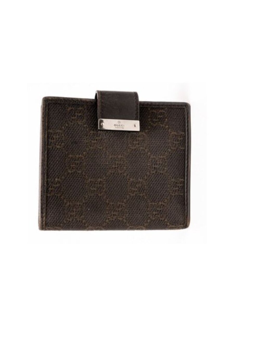 Gucci Dark Brown Denim GG Wallet